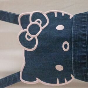 Hello Kitty Dark Blue Denim Jumper Size 6X